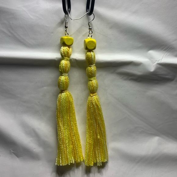 Handmade Tassel Earrings - Picture 2 of 4
